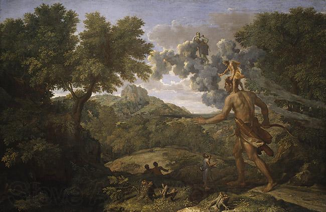 Nicolas Poussin Paysage avec Orion aveugle cherchant le soleil Germany oil painting art